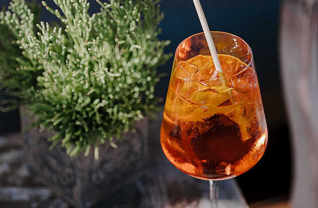 Spritziger Aperol im FRANZ